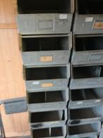 Stalen Magazijnbakken Stapelbaar 48x30x19cm - Magazijnopslag, Doe-het-zelf en Verbouw, Kratten en Dozen, Ophalen, 60 cm of meer