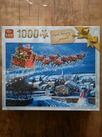 King Kerstpuzzel, Ophalen of Verzenden, 500 t/m 1500 stukjes, Zo goed als nieuw, Legpuzzel