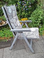 tuinset Kettler, 4 verstelbare stoelen en tafel, Tuin en Terras, Tuinsets en Loungesets, Ophalen, 4 zitplaatsen, Gebruikt, Aluminium