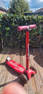 Micro Maxi Step Rood met LED Wieltjes, Fietsen en Brommers, Steps, Ophalen, Gebruikt, Gewone step, Micro