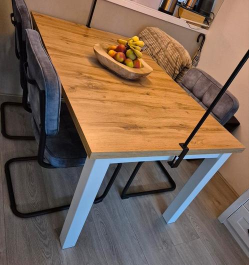 Eettafel, Huis en Inrichting, Tafels | Eettafels, Zo goed als nieuw, 50 tot 100 cm, 100 tot 150 cm, Vijf personen of meer, Rechthoekig