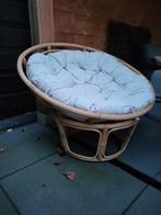 Rotan loungestoel (PAPASAN), Tuin en Terras, Tuinstoelen, Ophalen, Zo goed als nieuw, Rotan