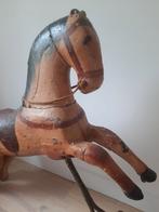 Antiek houten draaimolenpaard / carousselpaard, Antiek en Kunst, Ophalen of Verzenden