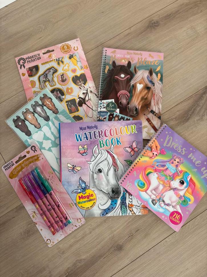 Paarden Knutselset Paardenpraat & Miss Melody - NIEUW!, Kinderen en Baby's, Speelgoed | Educatief en Creatief, Nieuw, Knutselen