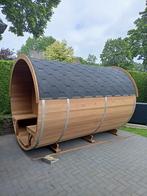 Ayous Thermowood barrelsauna 300cm, Ophalen of Verzenden, Nieuw, Fins of Traditioneel, Complete sauna