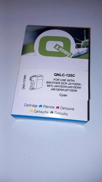 Q-NOMIC QNLC-125C Cyan Cartridge - Nieuw beschikbaar voor biedingen