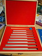 Set van 8 stemvorken in houten kist, Ophalen of Verzenden, Nieuw