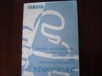 YAMAHA YZ400 F LC 1997 owner's service manual YZ 400, Motoren, Yamaha