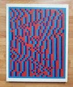 Schilderij, Acryl op Doek, "Moving Dot Structures", Ophalen of Verzenden
