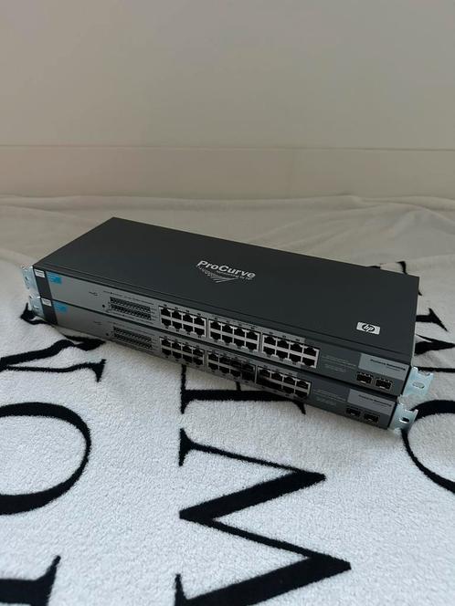 2 x HP ProCurve 1700-24 | 24-poorts managed switch | J9080A, Computers en Software, Netwerk switches, Zo goed als nieuw, Verzenden