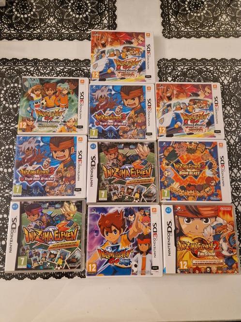 nintendo 3ds en ds inazuma eleven games, Spelcomputers en Games, Games | Nintendo DS, Zo goed als nieuw, Sport, 1 speler, Vanaf 3 jaar