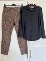 Studio anneloes set L leo broek & poppy blouse zwart, Zwart, Maat 42/44 (L), Ophalen of Verzenden, Zo goed als nieuw