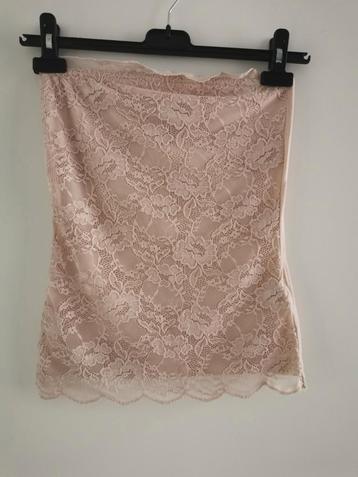 H&M strapless top met kant mt. S  beschikbaar voor biedingen