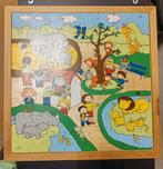 Educo Houten Puzzel - Dierentuin 64 Stukjes, Kinderen en Baby's, Speelgoed | Kinderpuzzels, Zo goed als nieuw, Van hout, 4 tot 6 jaar