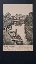 Heerenveen Friesland Panorama Zicht op het Breedpad 1904, Ophalen of Verzenden, Voor 1920, Gelopen, Friesland