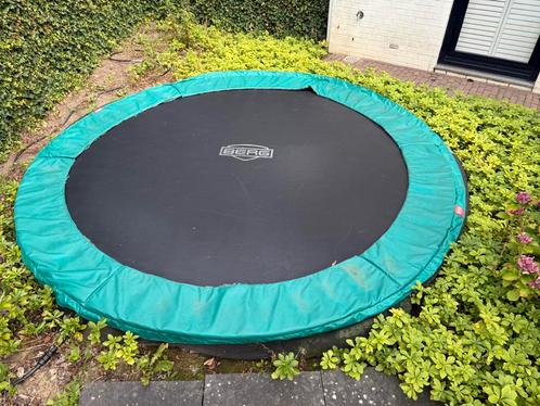 Berg trampoline InGround Talent 300 cm, Kinderen en Baby's, Speelgoed | Buiten | Trampolines, Gebruikt, Ophalen