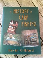 A History of Carp Fishing van Kevin Clifford 1e druk 1992, Watersport en Boten, Ophalen of Verzenden, Zo goed als nieuw, Overige typen