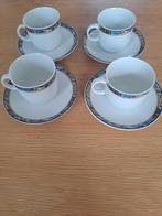 4 kop en schotels Kronester Bavaria, Huis en Inrichting, Ophalen, Zo goed als nieuw, Overige stijlen, Kop(pen) en/of Schotel(s)