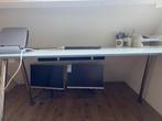 IKEA glazen bureau, Huis en Inrichting, Ophalen, Zo goed als nieuw, Bureau