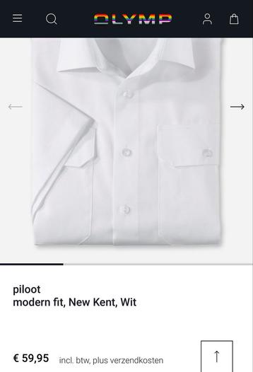OLYMP Pilot shirts beschikbaar voor biedingen