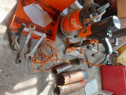 Spit sd 160 kernboormachine diamantboormachine met boren en, Doe-het-zelf en Verbouw, Gereedschap | Boormachines, Zo goed als nieuw