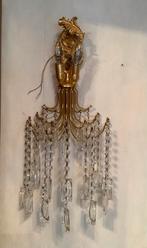 Vergulde Wandlamp Louis XVI Stijl 60 cm., Ophalen, Zo goed als nieuw