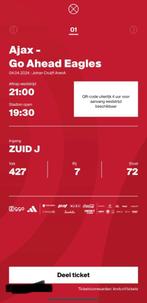 Ajax Kaarten, Tickets en Kaartjes, Sport | Voetbal, April, Twee personen