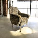 Vintage gebloemde eenzit / fauteuil / clubzetel, Ophalen