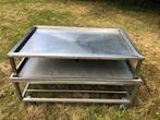 2 stuks Werkbank RVS, Huis en Inrichting, Ophalen, Gebruikt