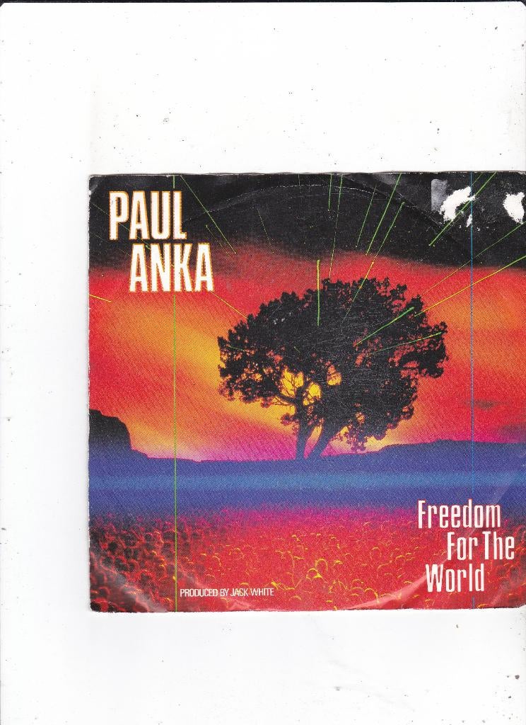Single Paul Anka - Freedom for the world, Ophalen of Verzenden, Gebruikt, 7 inch, Dance