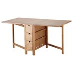 NORDEN Klaptafel, berken, Ophalen, Zo goed als nieuw, 75 cm of meer, 60 cm of meer