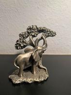Vintage bijzonder miniatuur tin pewter sculptuur, Ophalen of Verzenden