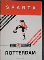 Sparta - Excelsior 1985/1986, Ophalen of Verzenden, Gebruikt, Overige binnenlandse clubs, Boek of Tijdschrift