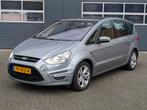 Ford S-Max 160pk EcoBoost Titanium 7pers nw BEURT, Kat,APK, Voorwielaandrijving, 1596 cc, Zwart, 4 cilinders