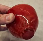 Vaasje Henry Dean, Ophalen of Verzenden, Minder dan 50 cm, Rood, Glas