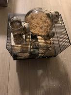 Hamsterkooi, Dieren en Toebehoren, Knaagdieren en Konijnen | Hokken en Kooien, Minder dan 60 cm, Kooi, Minder dan 75 cm, Ophalen of Verzenden