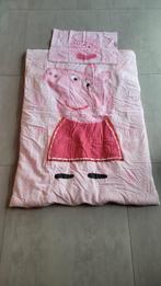 Dekbed ledikant 100x135 met dekbedovertrek Peppa Pig, Kinderen en Baby's, Kinderkamer | Beddengoed, Gebruikt, Meisje, Ophalen of Verzenden