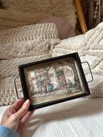 Dienblad met prent van anton pieck - poppenkast, Ophalen of Verzenden, Zo goed als nieuw, Rechthoekig, Hout
