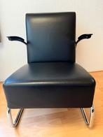 GISPEN 405 Zwart Toledo leer, Huis en Inrichting, Fauteuils, Ophalen, Gebruikt, Leer