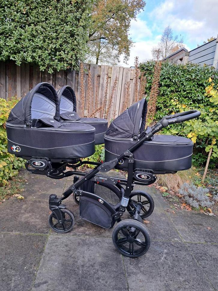Ideale Trippy drieling kinderwagen, Kinderen en Baby's, Kinderwagens en Combinaties, Zo goed als nieuw, Overige merken, Luchtbanden
