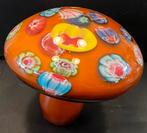 Mooie murrine glazen Murano,Venetiaanse paddestoel, Ophalen of Verzenden