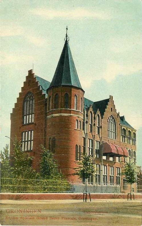 (300-103-037) Groningen Laboratorium, Verzamelen, Ansichtkaarten | Nederland, Groningen, Verzenden