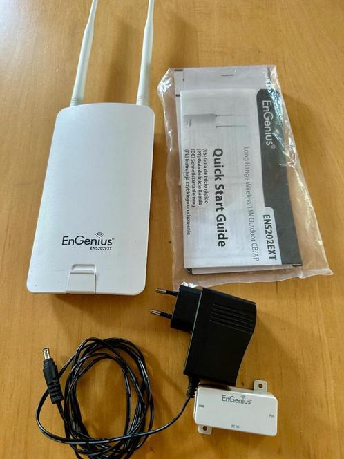 EnGenius ENS 202EX WiFi extender z.g.a.n., Computers en Software, Accesspoints, Zo goed als nieuw, Ophalen of Verzenden