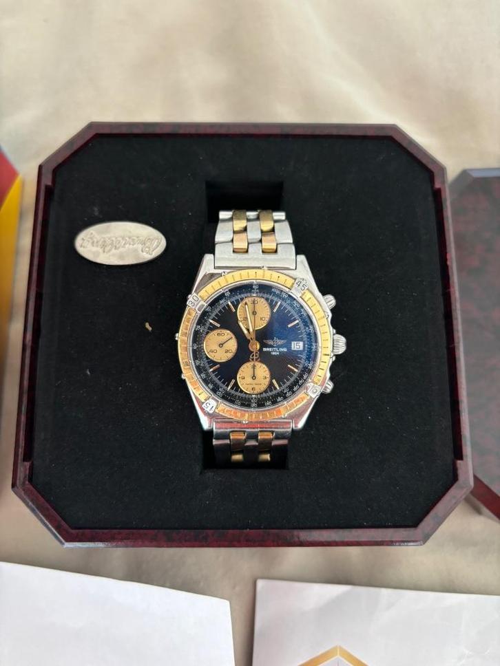 Breitling Chronomat ref. 13048, Sieraden, Tassen en Uiterlijk, Horloges | Heren, Zo goed als nieuw, Polshorloge, Breitling, Staal