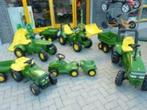 Rolly Toys RollyKid John Deere Traptractor +kar €85, Ophalen of Verzenden, Nieuw, Trapvoertuig