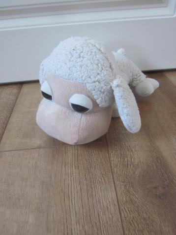 Big Headz TCC Global zacht wit korrelig pluche schaap knuffe beschikbaar voor biedingen