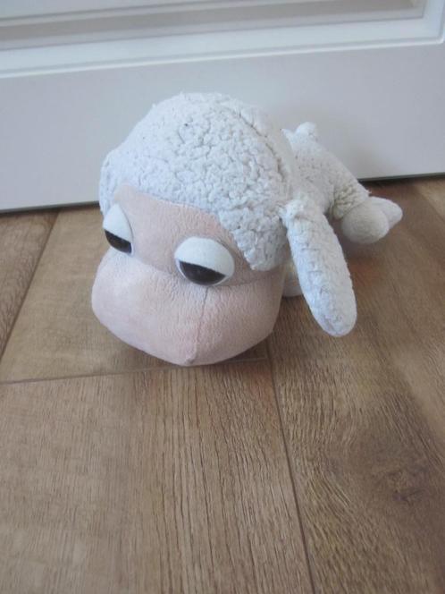 Big Headz TCC Global zacht wit korrelig pluche schaap knuffe, Kinderen en Baby's, Speelgoed | Knuffels en Pluche, Nieuw, Overige typen
