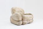 Vintage Adriano Piazzesi Okay fauteuil jaren 70 Italië, Ophalen, Gebruikt, Vintage , italiaans, 75 tot 100 cm