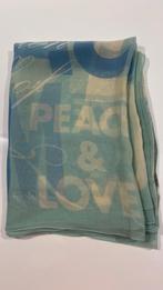 Moschino lichtblauwe foulard, Moschino, Ophalen of Verzenden, Zo goed als nieuw, Sjaal