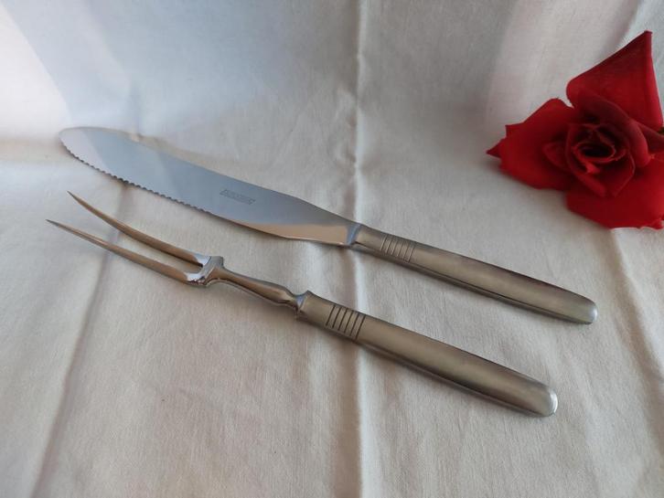 Gero Zilmeta 510 streepjes | fruitmesjes zout peper mosterd, Antiek en Kunst, Antiek | Bestek, Verzenden